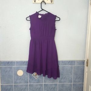Girls purple dress